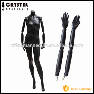 FRP Sexy Black Female Mannequin Dummy