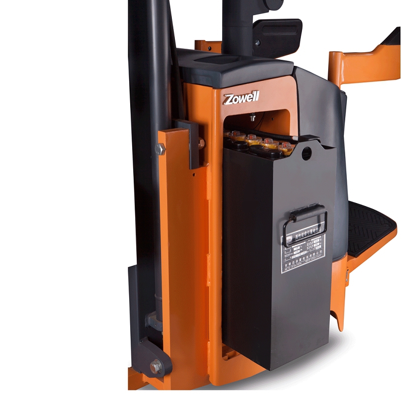 Electric reach stacker light duty 1.5 ton warehouse