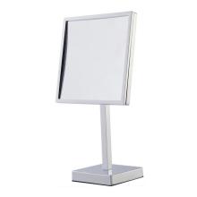 Framed square makeup mirror