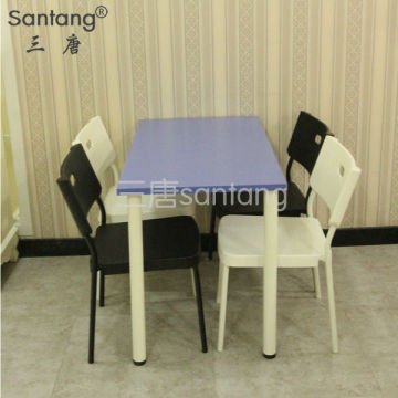 plastic dining chair and dining table DS-1182