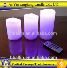 Personalized battery remote control led candles by factory