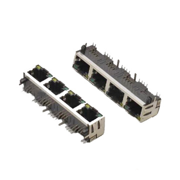 Volledige afgeschermde RJ45 Ethernet Jack 8P8C