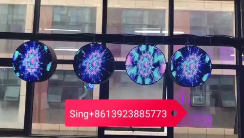 Dual Face Round LED Display Screen
