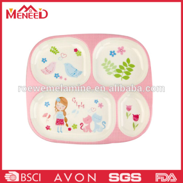 Melamine hot sale fashional beauty girl design