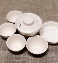 Disposable high-quality molded paper pulp tea cup