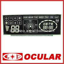 Segment Digital Black LCD