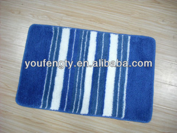 rubber back anti-slip area rug