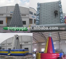 Indoor event backyard inflatable climbing wall for fun