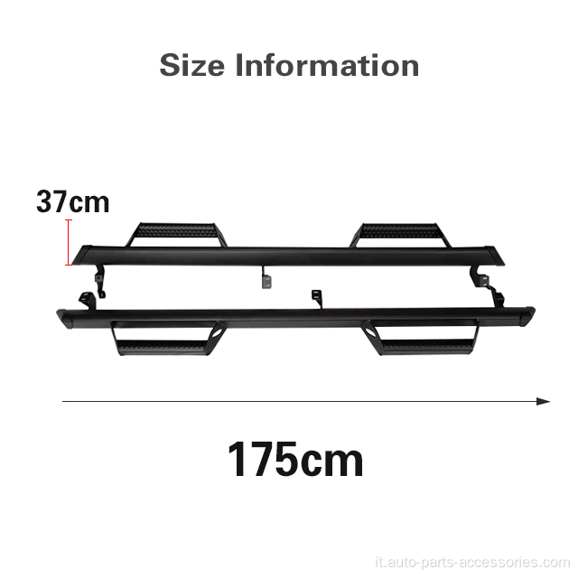 Passi laterali da corsa Nerf Bar per Toyota