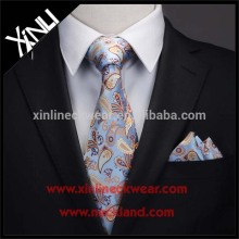 100% Handmade Perfect Knot Silk Jacquard Woven Tie Man Gift Set