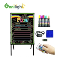 Erasable Neon Message Drawing Board with Liquid Chalk Markers