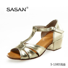 Patent Gold Girl Dance Shoes Salsa Dance Shoes