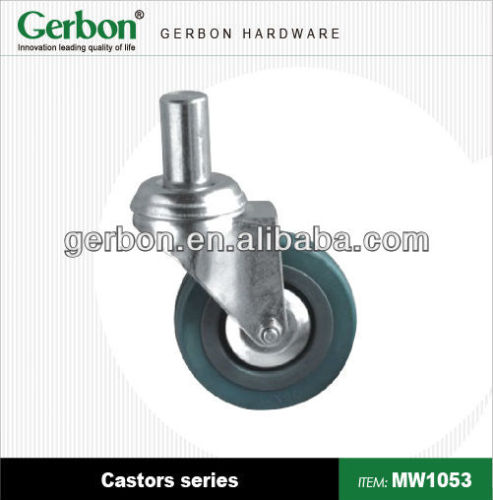 castor wheel for display racks