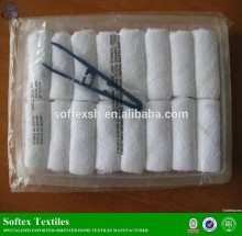 disposable cotton airline towels for hot and cold use
