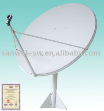 satellite dish antenna ku 120cm offest feed