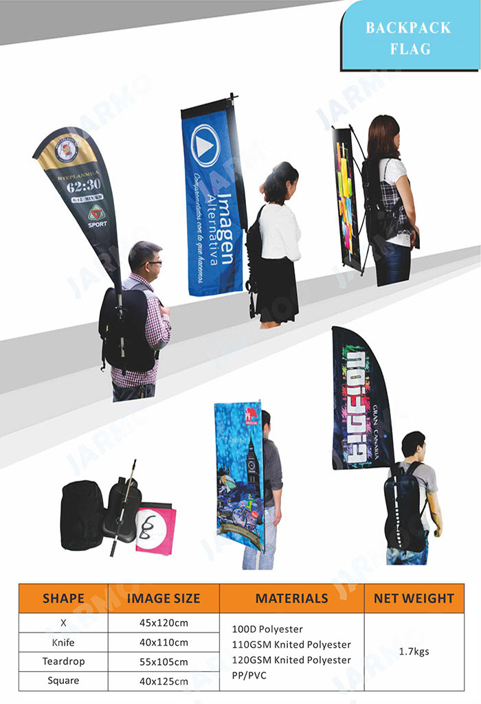 Quality Advertising Backpack X Banner