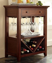 Wine Glass Display Liquor Cabinet Home Bar Table