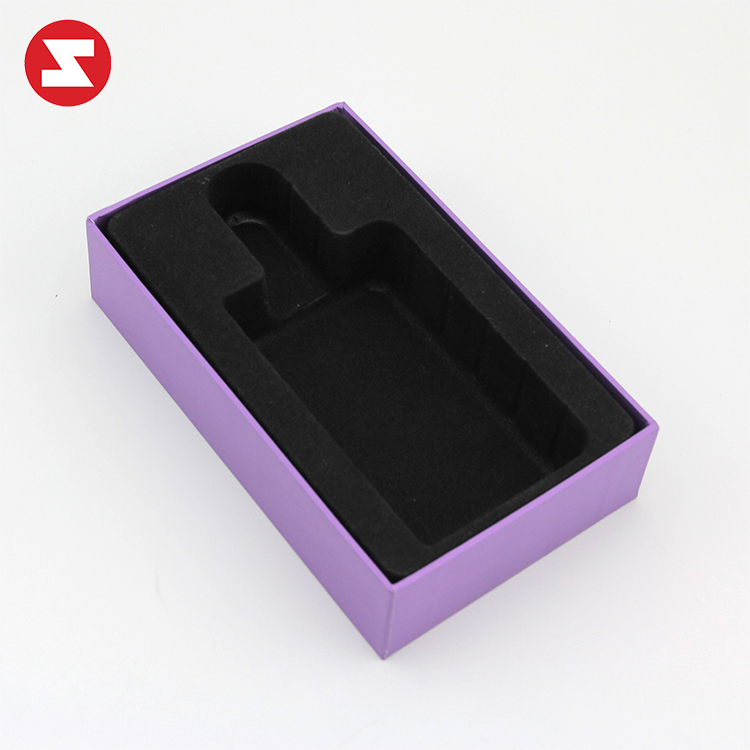 Hot Stamping, Glittering, Flocking, Die Cutting for cosmetic packaging box jewellery gift packaging paper storage box