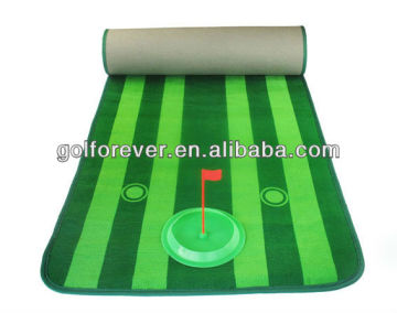 portable golf putting practice carpet