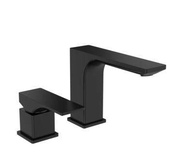 Black brass basin faucet