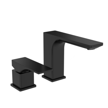 Black brass basin faucet