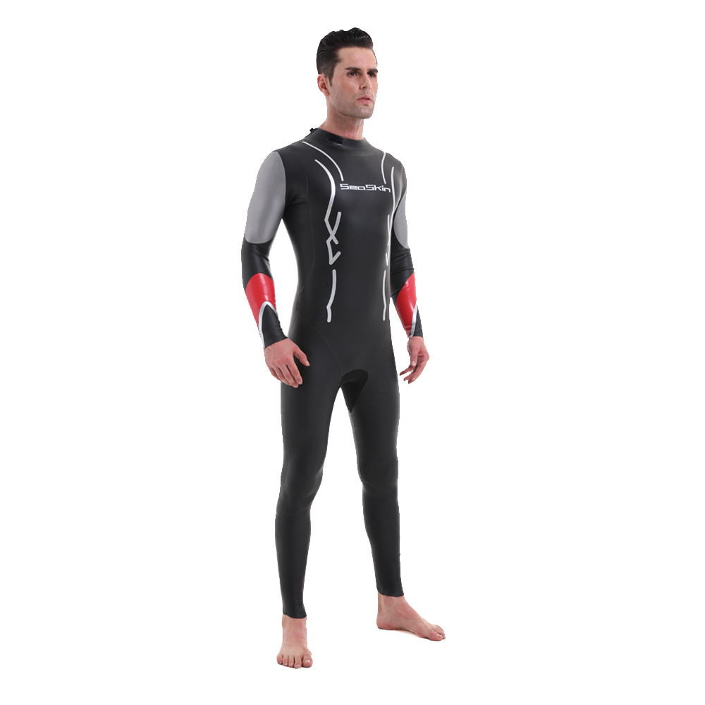 Trajes de neopreno personalizados de triatlón Seaskin 3/2 para hombre