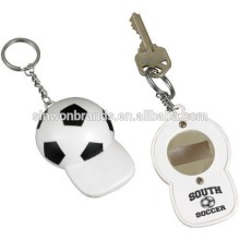 hat shape bottle opener with keychains