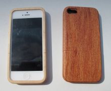 Customized Removable Iphone 5 Wood Cases,bubinga Wood Material