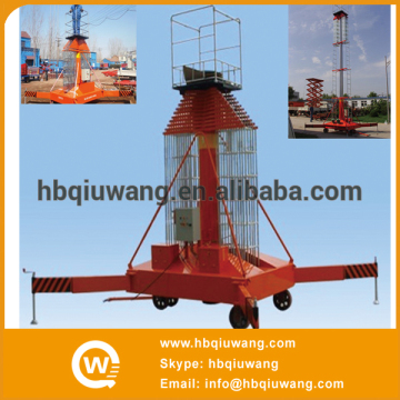 Dual Ladder Mobile Telescopic Lift Table