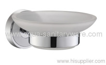 Colorful Brass Soap Dish Holder With Frost Glass?