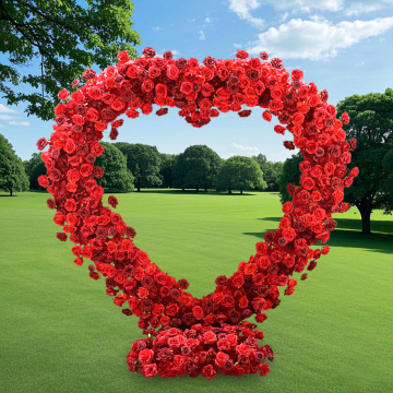 Wholesale Heart Shaped Flower Arch for Wedding Decor