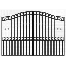 High security and beautiful wrought iron gates models