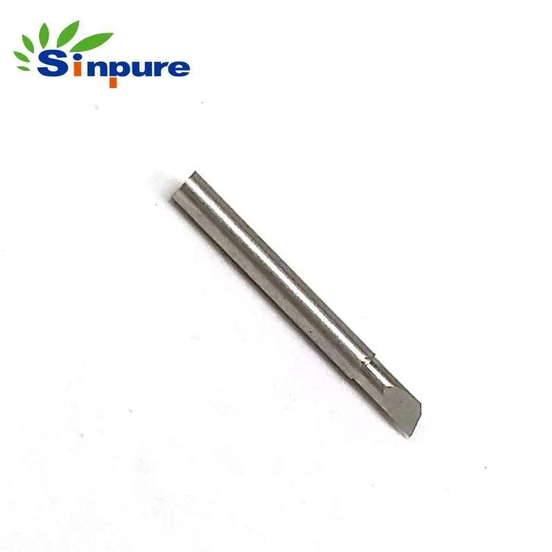 China Custom Stainless Steel Needle Solid Metal Needle with Grinding Down
