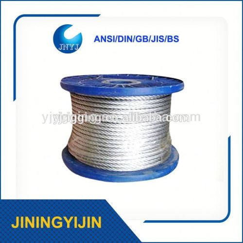 6x19+Fc 6x37+Fc Ungalvanized Steel Wire Rope