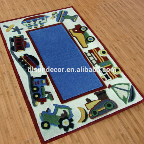 Chinese polyester hand tufted kids carpets