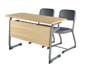 Double Adjustable Stundent Table And Chair