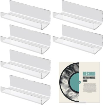 Acrylic Record Wall Rack