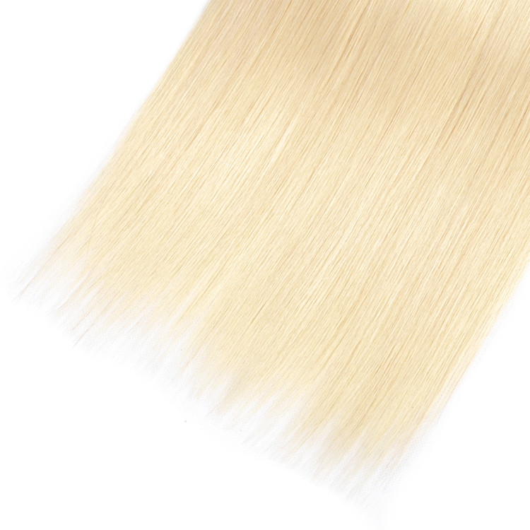 613 Blonde hair bundles Wholesale virgin Russian Blonde human Hair extension