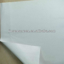 white-white perforated projection film/soft screen materials