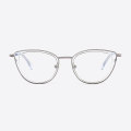 Cat Eye combined acetate and metal Optical Frames