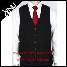 Polyester Woven Formal Men Wedding Vest and Tie