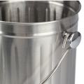 Cylindrical Compost Pail with Replaceable Charcoal Filter