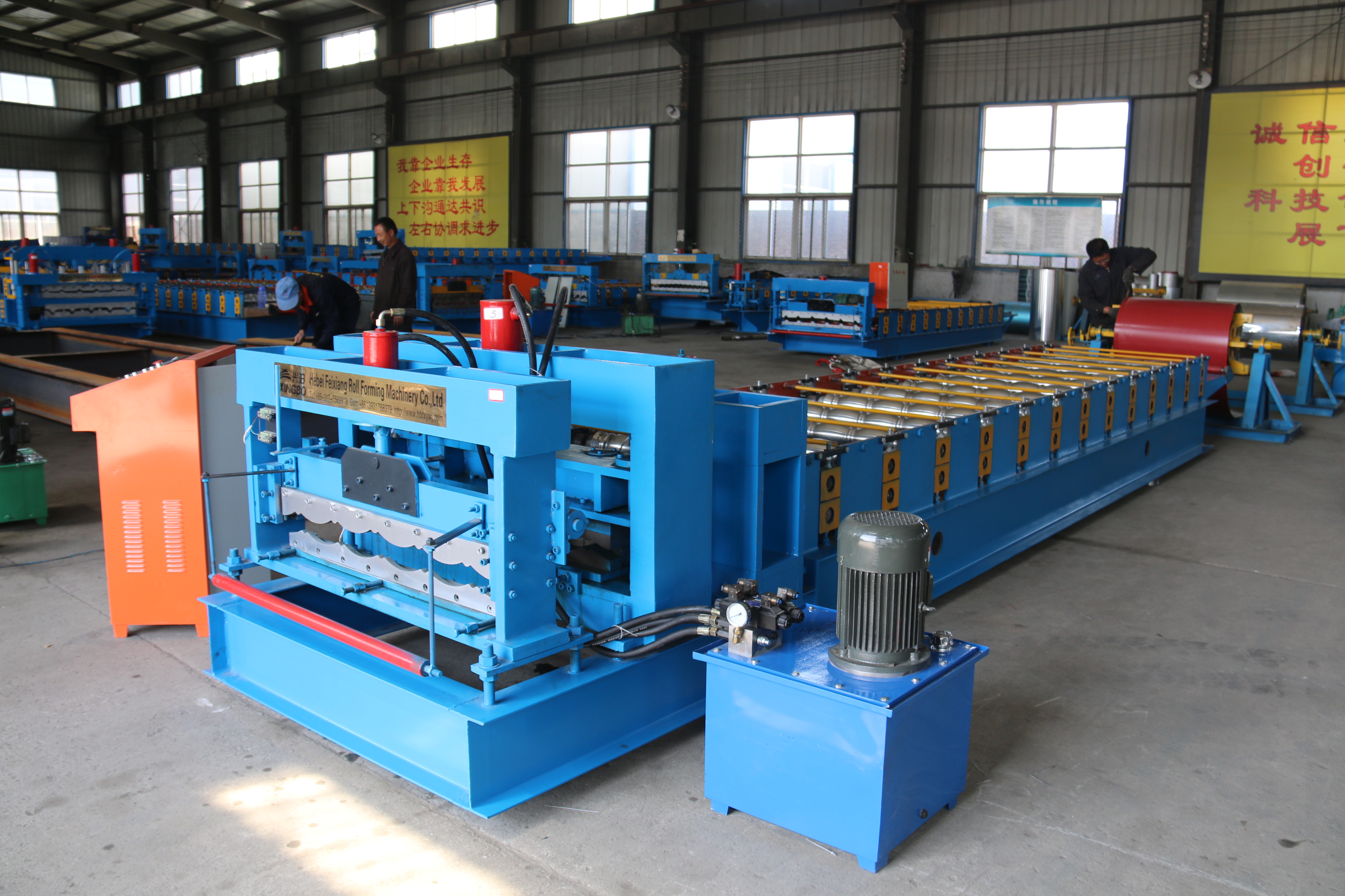 Hot sale glazed tiles roofing machine in thailand