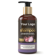 Custom Red Onion Black Seed Oil Shampoo for Hair Texture Improvement