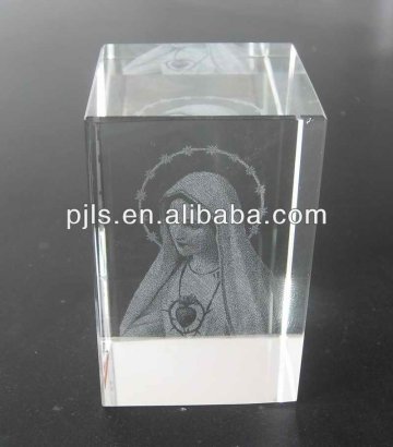 optical crystal cube/block