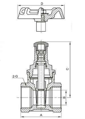 Pengaturan Pengunci Valve Gate Kuning