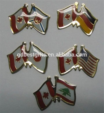 national flag pin badge, cotter pin bolt