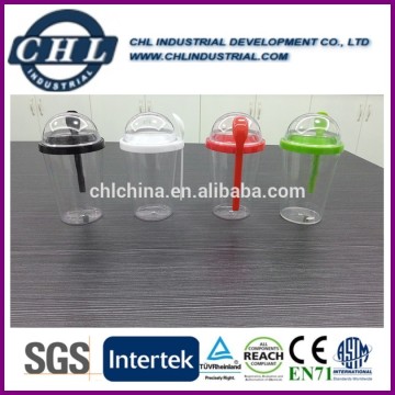 Custom logo printing plastic slush mug