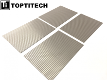 Titanium micro porous flow channel plates