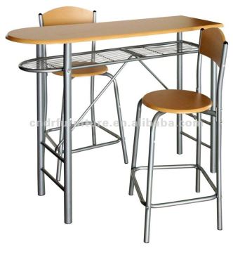 metal breakfast table set